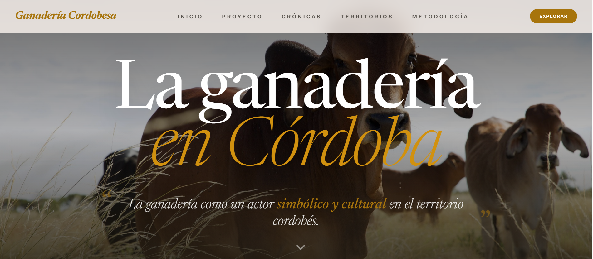 Plataforma académica La Ganadería en Córdoba